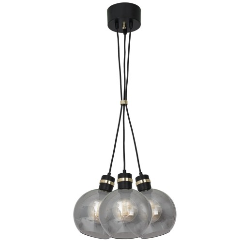 Lampa wisząca OMEGA BLACK/GOLD 3xE27 MLP6532 Milagro