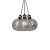 Lampa wisząca OMEGA BLACK/GOLD 3xE27 MLP6532 Milagro