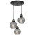 Lampa wisząca OMEGA BLACK/GOLD 3xE27 MLP6533 Milagro