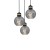 Lampa wisząca OMEGA BLACK/GOLD 3xE27 MLP6533 Milagro