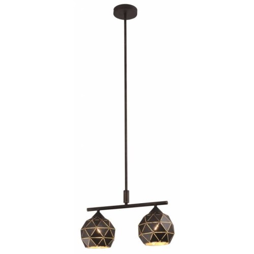 Lampa sufitowa wisząca Industrialna CRISTAL 2 Kobi KRCL2 Loft nowoczesna metalowa czarna