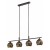 Lampa sufitowa wisząca Industrialna CRISTAL 4 Kobi KRCL4 Loft nowoczesna metalowa czarna