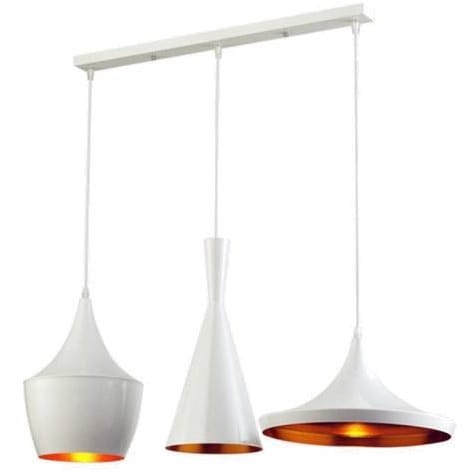 Lampa sufitowa wisząca Industrialna ARCO 3 Kobi KRAO3W Loft nowoczesna metalowa biała