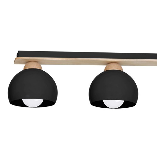 Lampa sufitowa DAMA BLACK 3xE27 MLP6560 Milagro