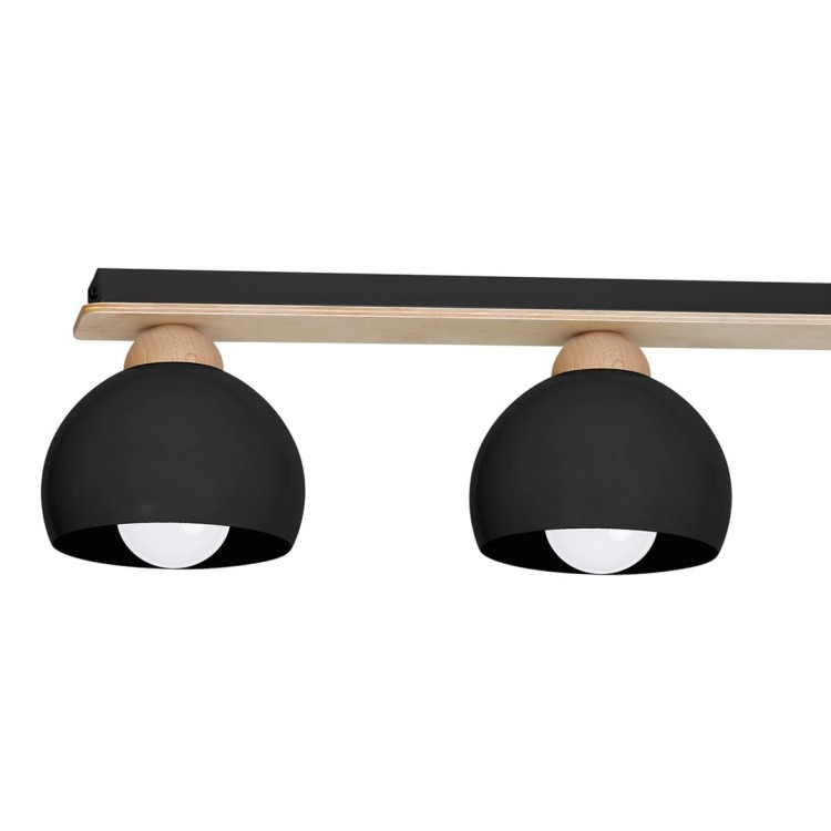 Lampa sufitowa DAMA BLACK 3xE27 MLP6560 Milagro