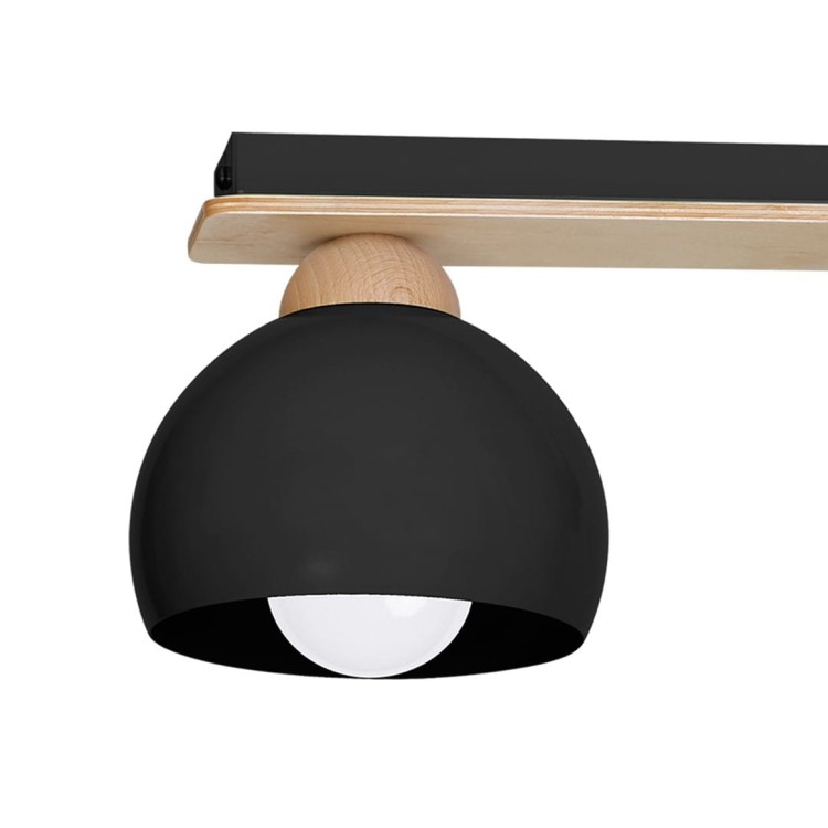Lampa sufitowa DAMA BLACK 3xE27 MLP6560 Milagro