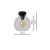 Lampa sufitowa SOFIA CLEAR 1xE27 MLP6573 Milagro