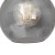Lampa sufitowa SOFIA SMOKED 1xE27 MLP6574 Milagro