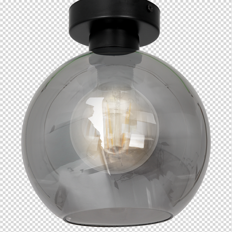 Lampa sufitowa SOFIA SMOKED 1xE27 MLP6574 Milagro