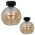Lampa sufitowa SOFIA AMBER 1xE27 MLP6575 Milagro