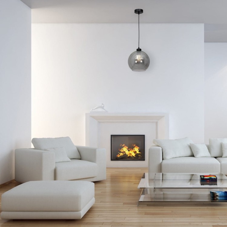Lampa wisząca SOFIA SMOKED 1xE27 MLP6577 Milagro