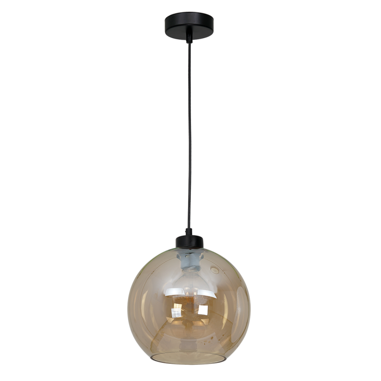 Lampa wisząca SOFIA AMBER 1xE27 MLP6578 Milagro
