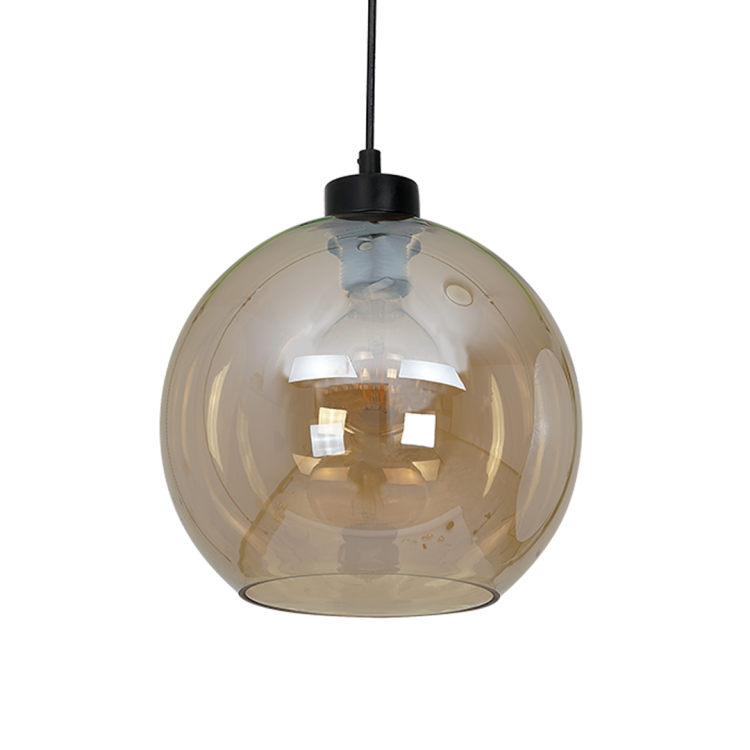 Lampa wisząca SOFIA AMBER 1xE27 MLP6578 Milagro
