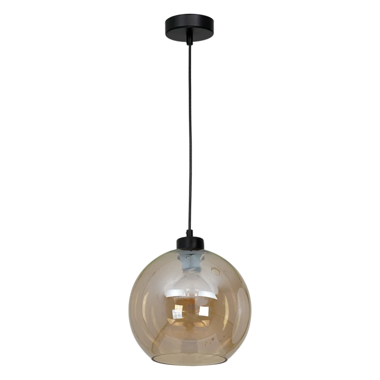 Lampa wisząca SOFIA AMBER 1xE27 MLP6578 Milagro