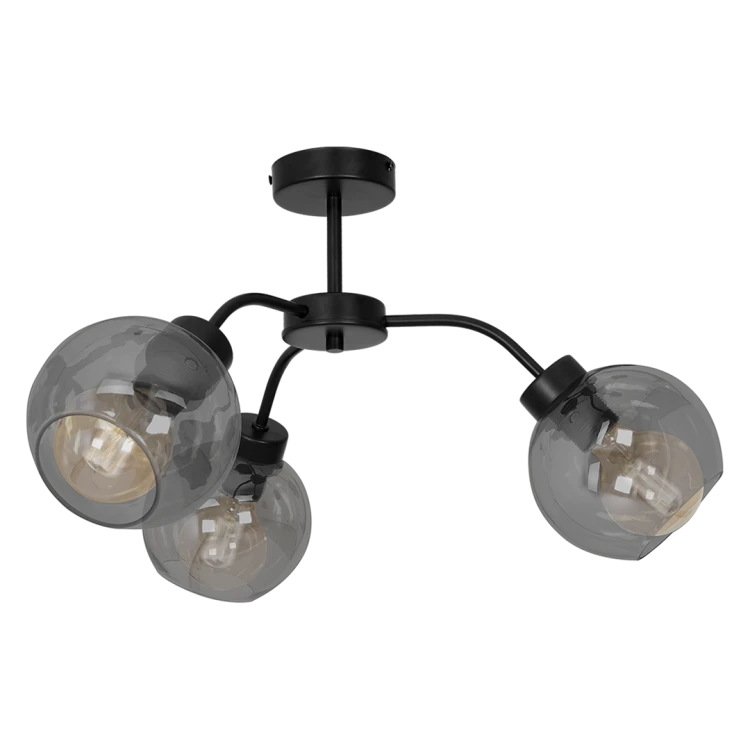 Lampa sufitowa SOFIA SMOKED 3xE27 MLP6594 Milagro