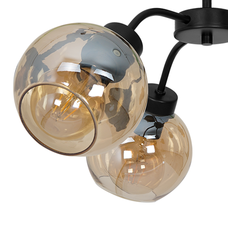 Lampa sufitowa SOFIA AMBER 3xE27 MLP6595 Milagro