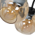 Lampa sufitowa SOFIA AMBER 3xE27 MLP6595 Milagro