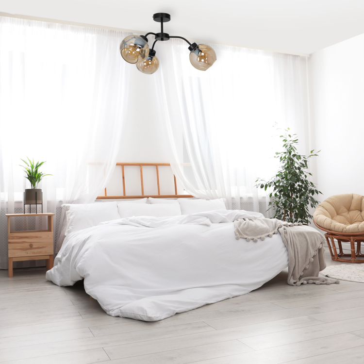 Lampa sufitowa SOFIA AMBER 3xE27 MLP6595 Milagro