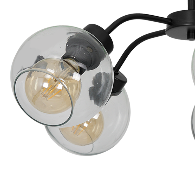 Lampa sufitowa SOFIA CLEAR 5xE27 MLP6596 Milagro