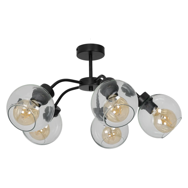 Lampa sufitowa SOFIA CLEAR 5xE27 MLP6596 Milagro