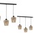 Lampa wisząca SANTIAGO AMBER 3xE27 MLP6610 Milagro