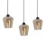 Lampa wisząca SANTIAGO AMBER 3xE27 MLP6610 Milagro
