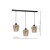 Lampa wisząca SANTIAGO AMBER 3xE27 MLP6610 Milagro