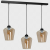 Lampa wisząca SANTIAGO AMBER 3xE27 MLP6610 Milagro