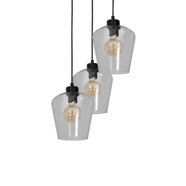Lampa wisząca SANTIAGO CLEAR 3xE27 MLP6611 Milagro