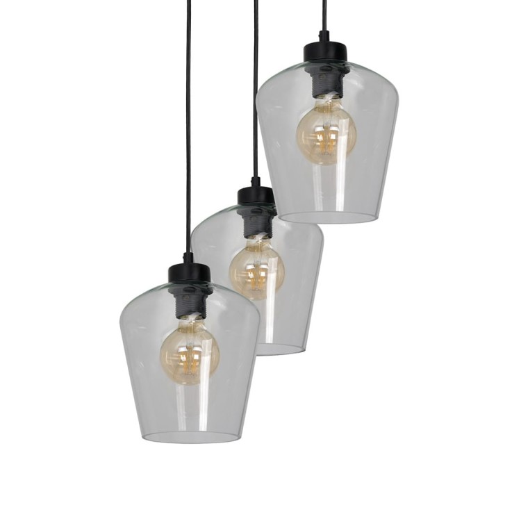 Lampa wisząca SANTIAGO CLEAR 3xE27 MLP6611 Milagro