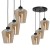 Lampa wisząca SANTIAGO AMBER 3xE27 MLP6613 Milagro