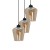 Lampa wisząca SANTIAGO AMBER 3xE27 MLP6613 Milagro