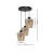 Lampa wisząca SANTIAGO AMBER 3xE27 MLP6613 Milagro