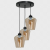 Lampa wisząca SANTIAGO AMBER 3xE27 MLP6613 Milagro
