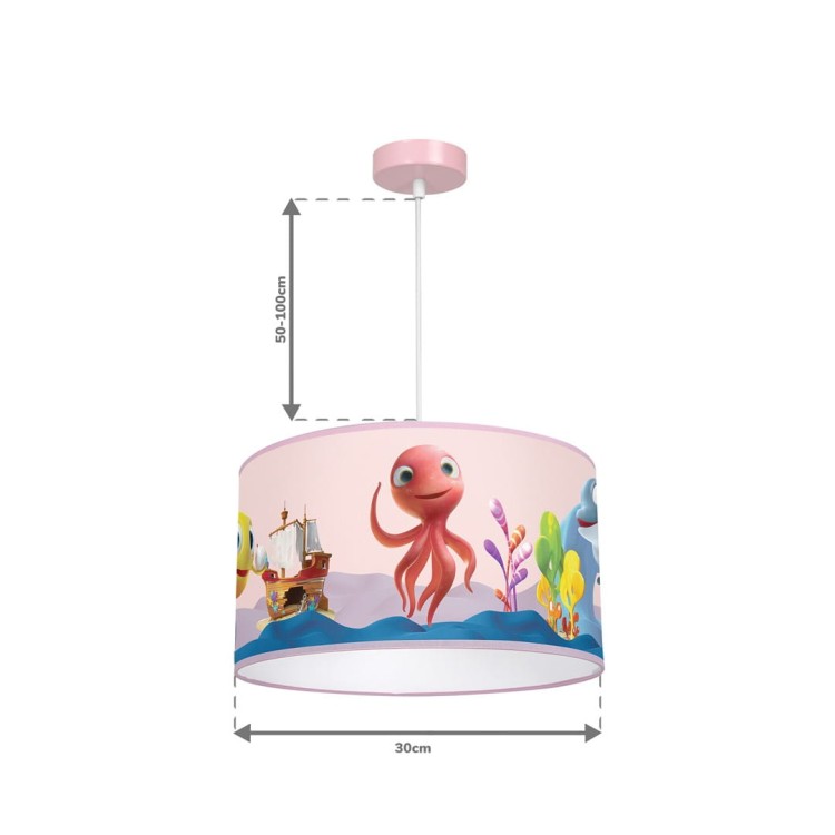 Lampa wisząca OŚMIORNICA LOLA MiniMini 1xE27 MLP6801 Milagro
