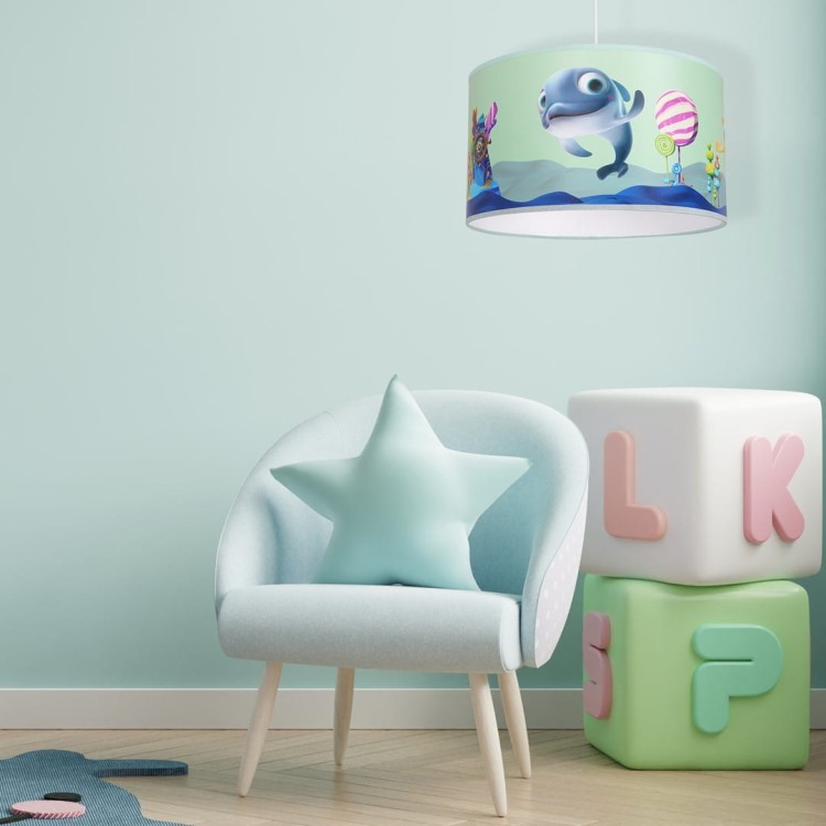 Lampa wisząca DELFINKA FINKA MiniMini 1xE27 MLP6802 Milagro