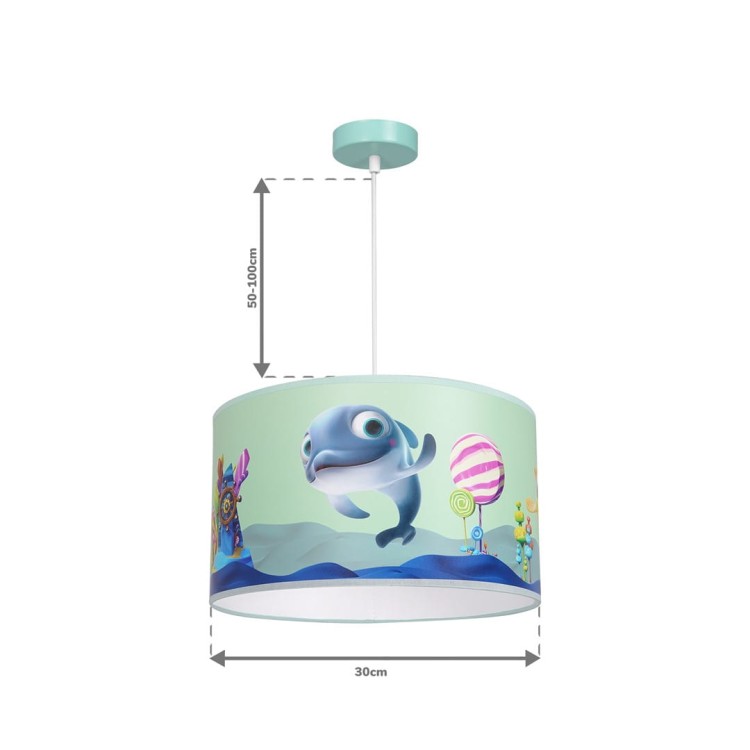 Lampa wisząca DELFINKA FINKA MiniMini 1xE27 MLP6802 Milagro