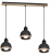 Lampa wisząca OVAL BLACK 3xE27 MLP7046 Milagro