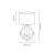 Lampka nocna BASKET WHITE 1xE27 MLP7193 Milagro