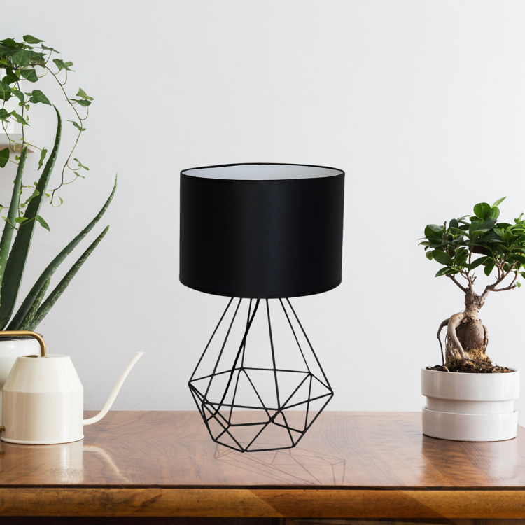 Lampka nocna BASKET BLACK 1xE27 MLP7201 Milagro