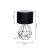 Lampka nocna BASKET BLACK 1xE27 MLP7201 Milagro