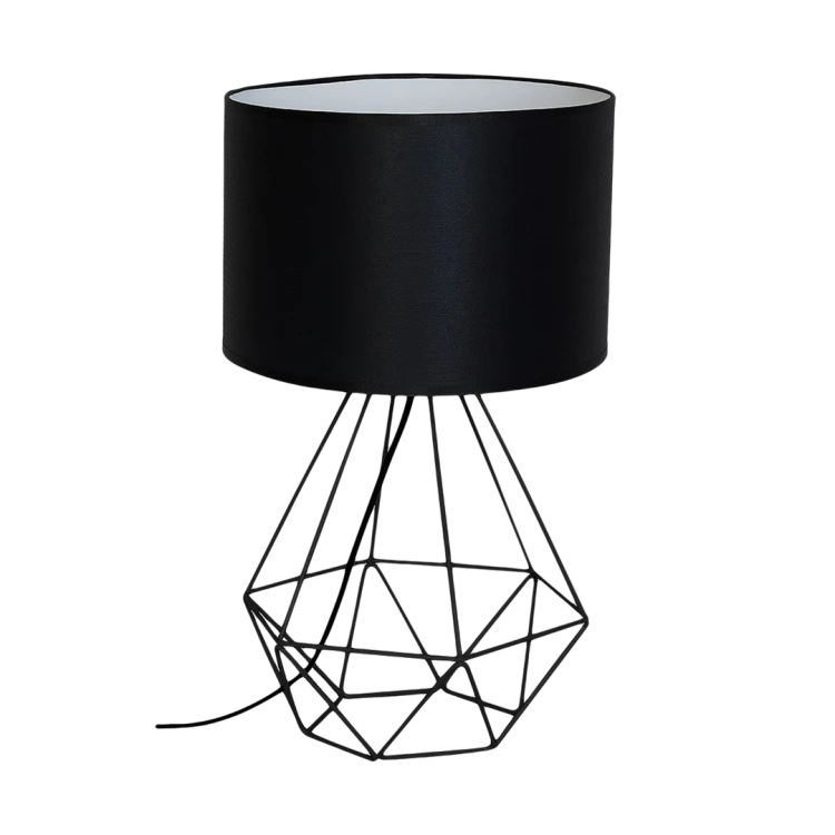 Lampka nocna BASKET BLACK 1xE27 MLP7201 Milagro