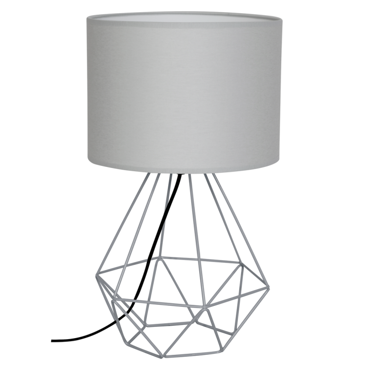 Lampka nocna BASKET GRAY 1xE27 MLP7202 Milagro