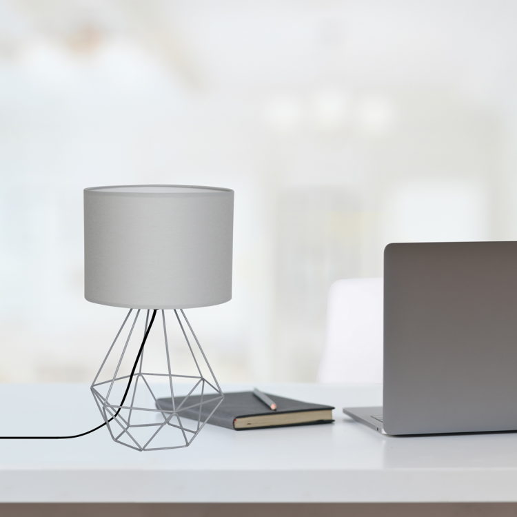 Lampka nocna BASKET GRAY 1xE27 MLP7202 Milagro
