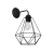 Kinkiet BASKET BLACK 1xE27 MLP7206 Milagro