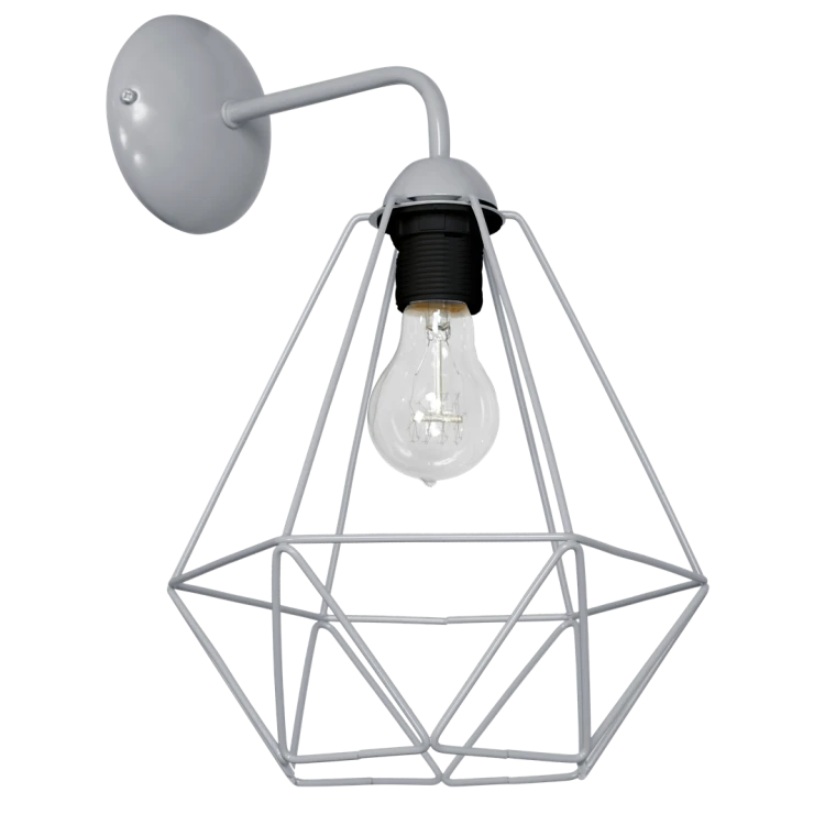 Kinkiet BASKET GRAY 1xE27 MLP7207 Milagro