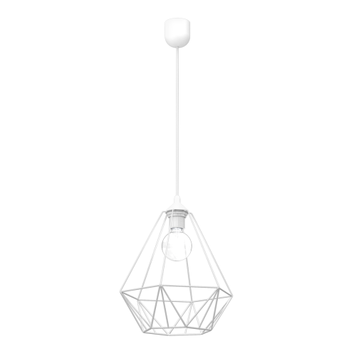 Lampa wisząca BASKET WHITE 1xE27 MLP7212 Milagro