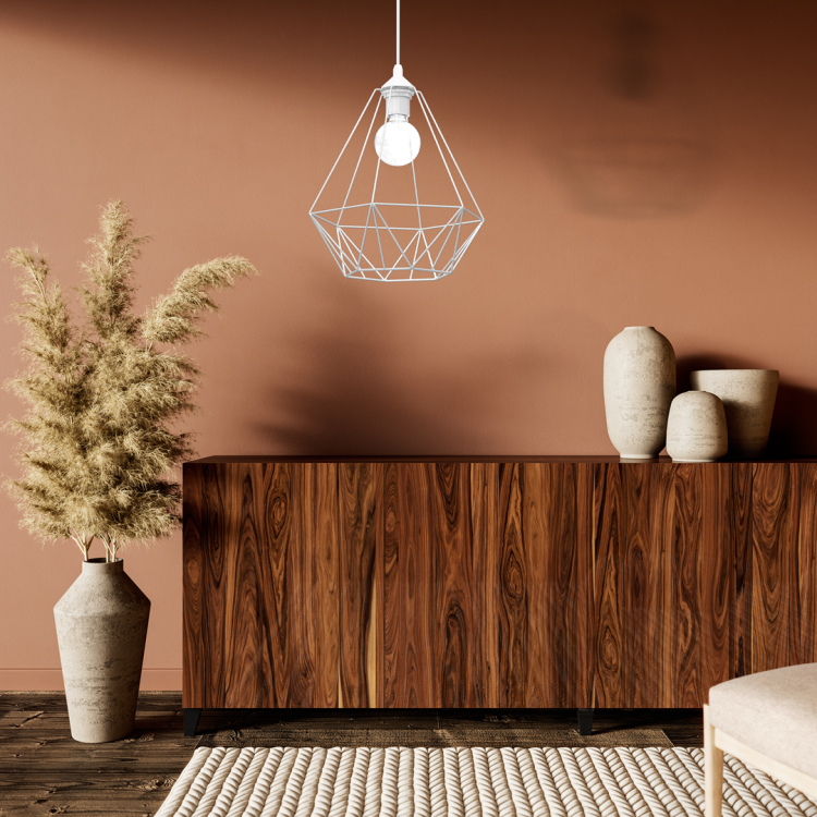 Lampa wisząca BASKET WHITE 1xE27 MLP7212 Milagro