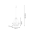 Lampa wisząca BASKET WHITE 1xE27 MLP7212 Milagro