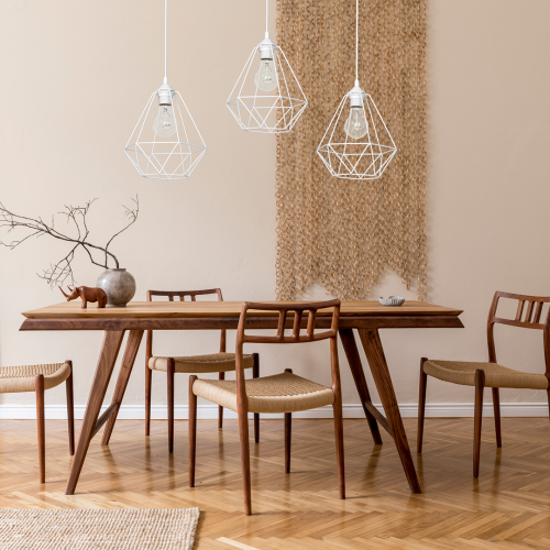 Lampa wisząca BASKET WHITE 3xE27 MLP7213 Milagro